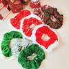 Neues Weihnachts-Stirnband Pailletten Mädchen Pferdeschwanzhalter Haargummis Samt Haarband Kreative Kinder Scrunchies Haarschmuck