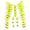 16 /32pcs Paintless Car Body Dent Removal Pulling Tabs Compatible With T Slide Hammer Metal Surface Automobile Dent Repair Tools