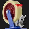8-inch Iron Core Nylon Swivel Caster Wheel with Brake