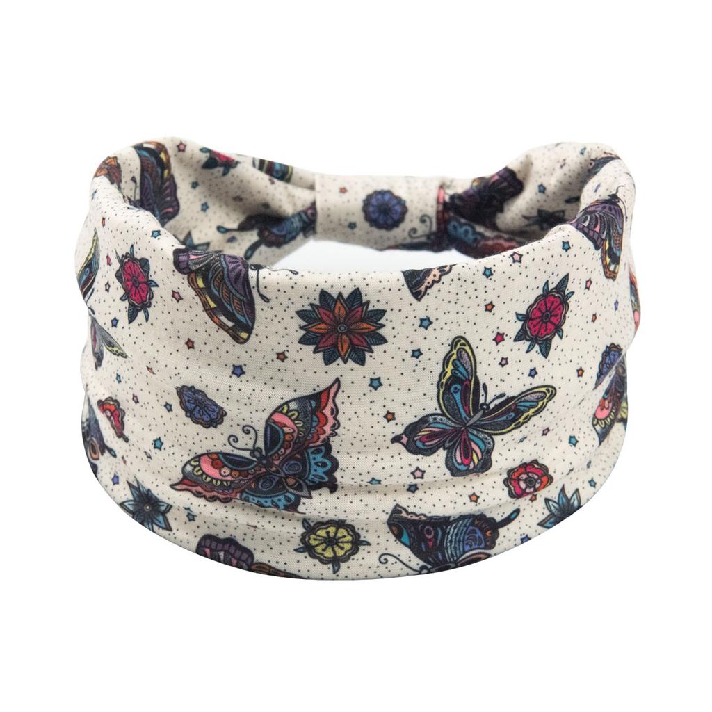 Bohemian Cashew Yoga Übung Stirnband Anti Schweiß und Feuchtigkeit Absorbieren Elastische Baumwolle Stirnband Knoten Stirnband