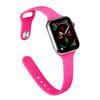 Slim Waist Silicone Watch Strap for Apple Watch Series 1-12, Ultra 1-3, SE3