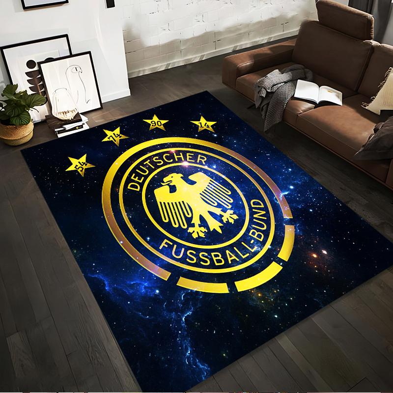 German Football Logo Designed floor mat, suitable as a non-slip mat for the living room or bedroom sofa
