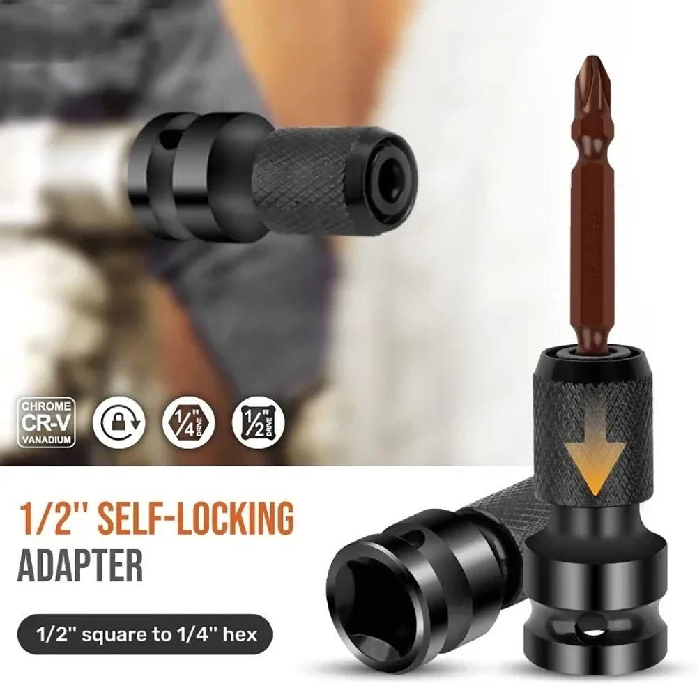 1Pcs Hex Ratchet Spanner Drive Converter Quick Release Tools Sleeve Adapter