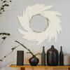 Artificial Phragmites Wreath Simulated Reed Wreath Stylish Faux Pampas Grass Home Ornament Wall Hanging Decoration