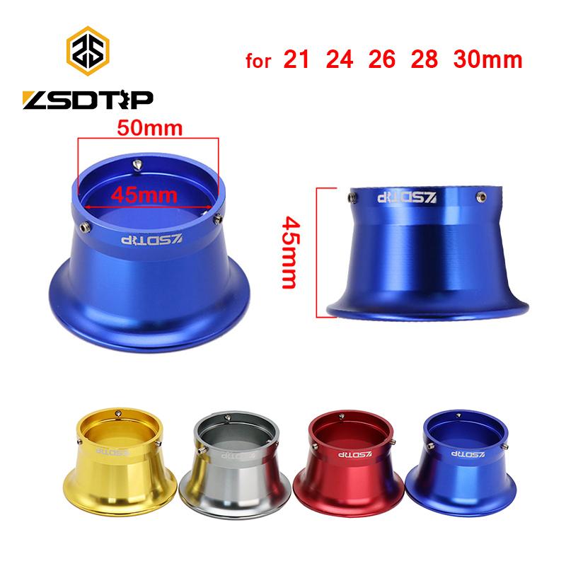 ZSDTRP 50mm 55mm Motorcycle Carburetor Air Filter Wind Cup Horn Cup For PWK 21 24 26 28 30 32 34 PE 28 30 Carburetor