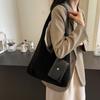 Retro casual commuting large-capacity bag women's new autumn and winter suede tote bag small bag casual shoulder bag