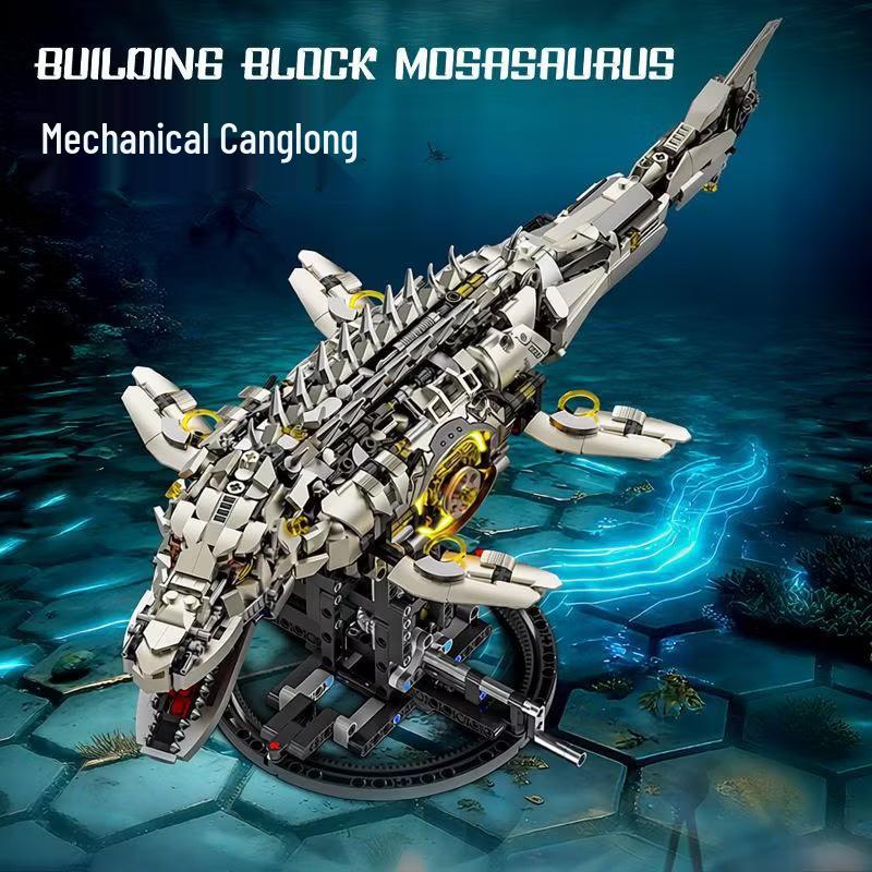 Creative Eagle Mechanical Building Blocks - Challenging Electric Light-Up Toy, Compatible with LEGO, Ideal Gift