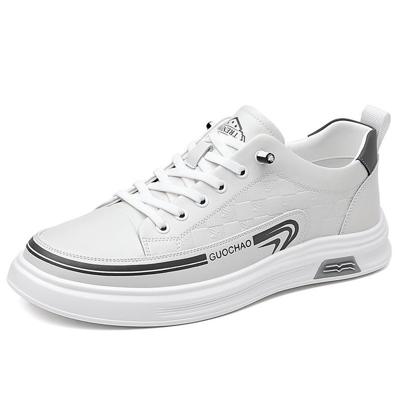 

Men s shoes casual sports shoes non-slip durable board shoes 2025 new summer men s white shoes 44 белый