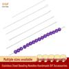 Stainless Steel Twisted Beading Needles for Handmade Jewelry Bracelets, Necklaces, Pendants, and Crafting