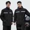 Unisex Stormproof Motorcycle Raincoat & Pants Set, Split Style, Long Length, Full Body Coverage, Ideal for Riders