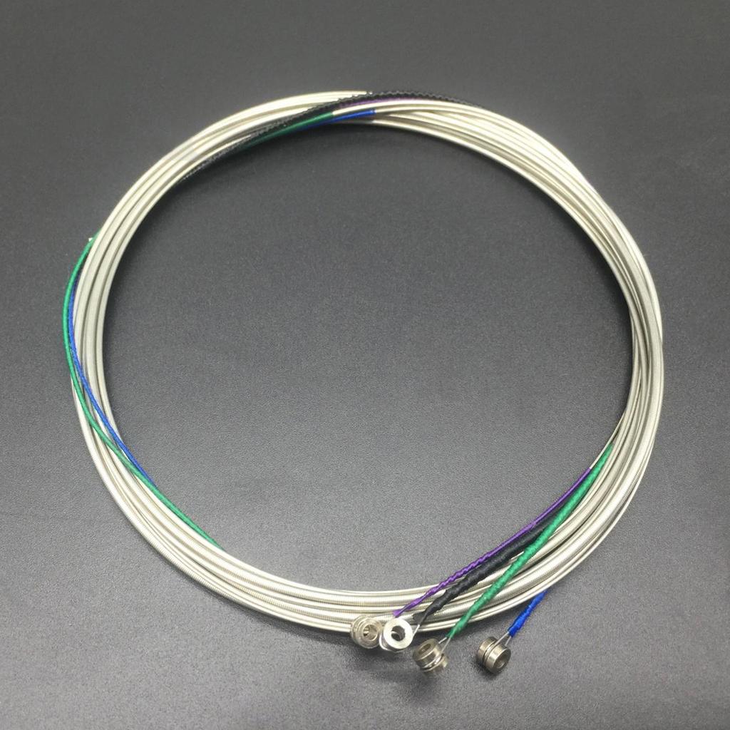 4pcs/set Cello Strings 4/4 Cello Strings C-G-D-A Strings Stainless Steel Core Al-Mg Winding Cello String Full Set