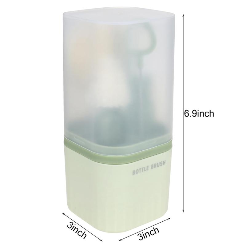 A71Z Silicone Child Cup Brush Set Includes Child Bottle Brush Nipple Brush Wait Family Friendly Portable