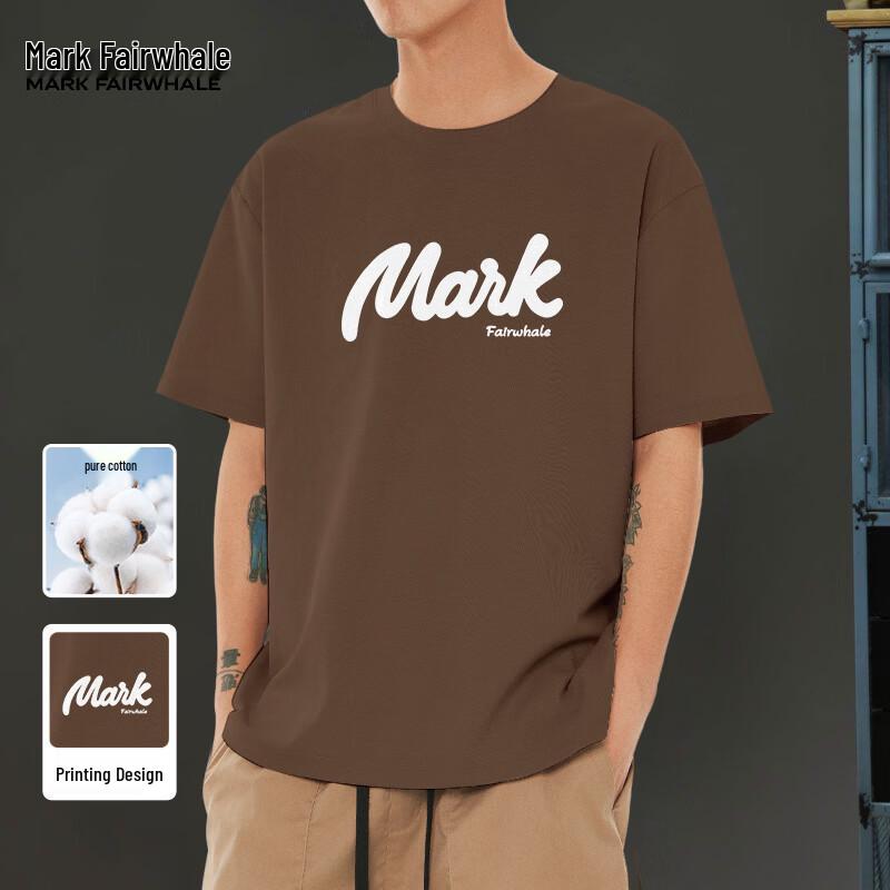 

MARK FAIRWHALE Men s Loose Fit Cotton T-Shirt M