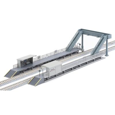 TOMYTEC TOMIX N Gauge Opposing Platform Set with Beam Construction Kit 4299 Railway Model Supplies