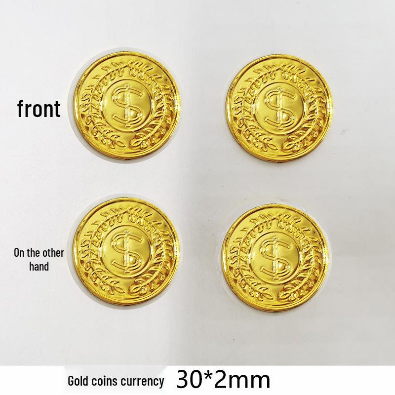 Pirate Gold Coin Simulation Game Ornaments & Chips
