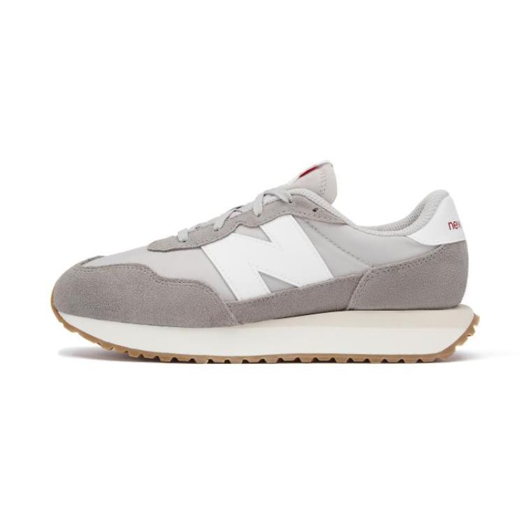 

New Balance NB 237 Fabric Comfortable Low top Running Shoes Gray Teenagers GS237PE 35.5
