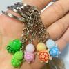 Resin Turtles Keychains Cute Animal Design Colorful Key Ring Handmade Gift For Birthdays Parties Random Colors