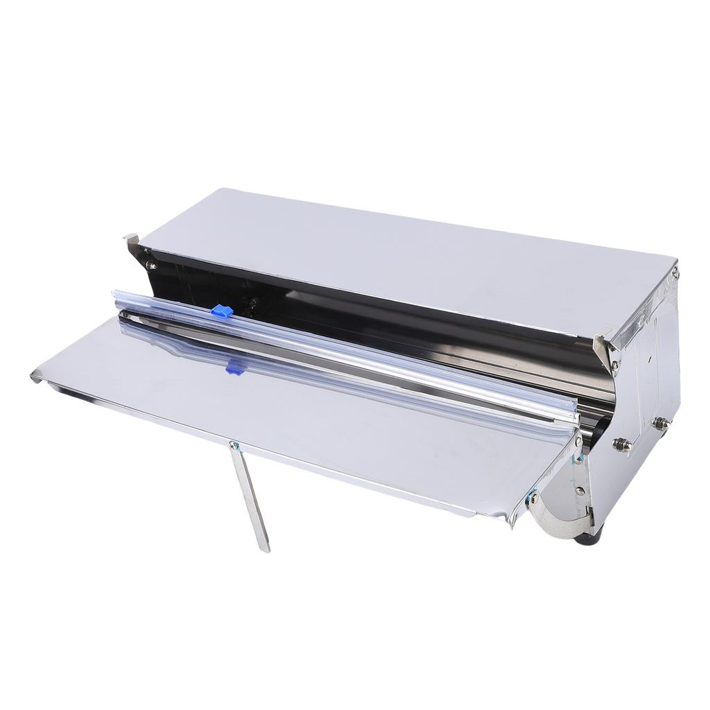 Dispenser Manuale per Pellicola Alimentare In Acciaio Inossidabile Macchina Avvolgitrice per Imballaggio con Pellicola Estensibile Facile Preparazione dei Pasti Essenziale per la Cucina