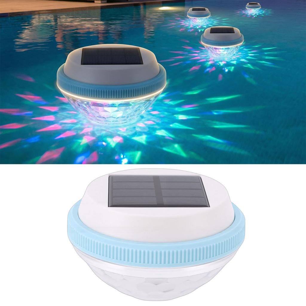Solar ing Pool Light Multicolor LED Water Proof Garden Decorative Light for Party Yard Decor