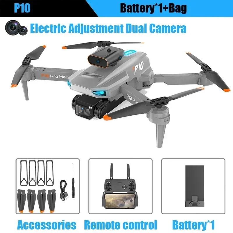 P10 Drone Professional 4k Hd Camera Esc Wifi 5g Fpv Obstacle Avoidance Light Flow Quadcopter Remote Control Helicopter Toys Gift