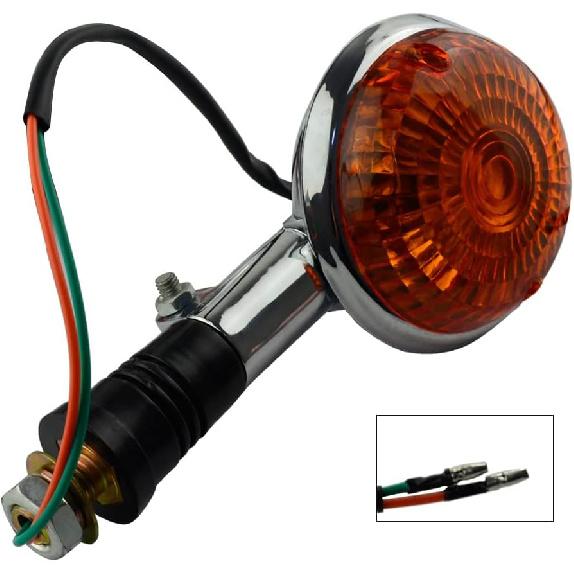 Road Passion 2 pcs Universal Motorcycle Rear Turn Signal Indicator Light Replacement for Yamaha Road Star 1999-2003/ Royal Star 1996-2004/ XV1100 V