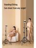 2.1m Photography & Video Tripod with Light Stand for Desktop or Floor Use