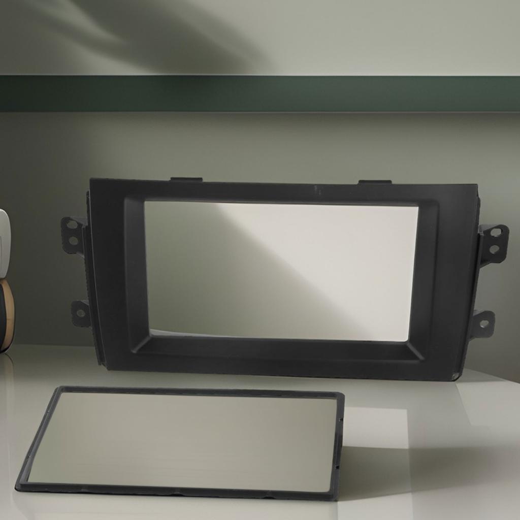 For Suzuki SX4 2007-13 Double Din Stereo Radio Plate Frame Panel Trim Dash Kit