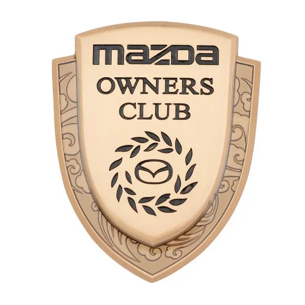 

2025 Горячая Автомобильная Наклейка на Боковое Стекло для Значка Mazda CX6 RX7 MX5 CX5 CX3 Protege CX9 CX7 CX9 Клуб Владельцев Эмблема Внешний Творческий S золотой