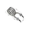 3 Coils Stainless Steel Heater Immersion Water Heater Element Water Fountain Accessories 220V 500W Electric Heating Element Heat
