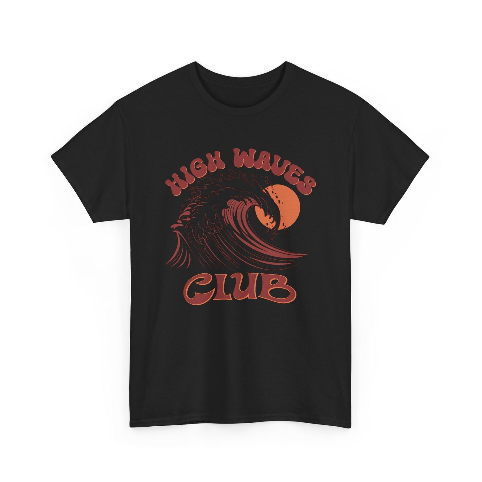 Beach Vibes T-Shirt | Summer Ocean Waves Tee | Retro High waves club Shirt 2XL