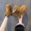 Snow boots for women 2026 new short boots cold resistant and furry  casual and warm women's shoes