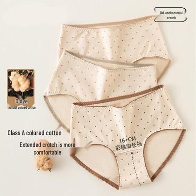 Dingguagua Women's Cotton Mid-Waist Briefs 3-Pack