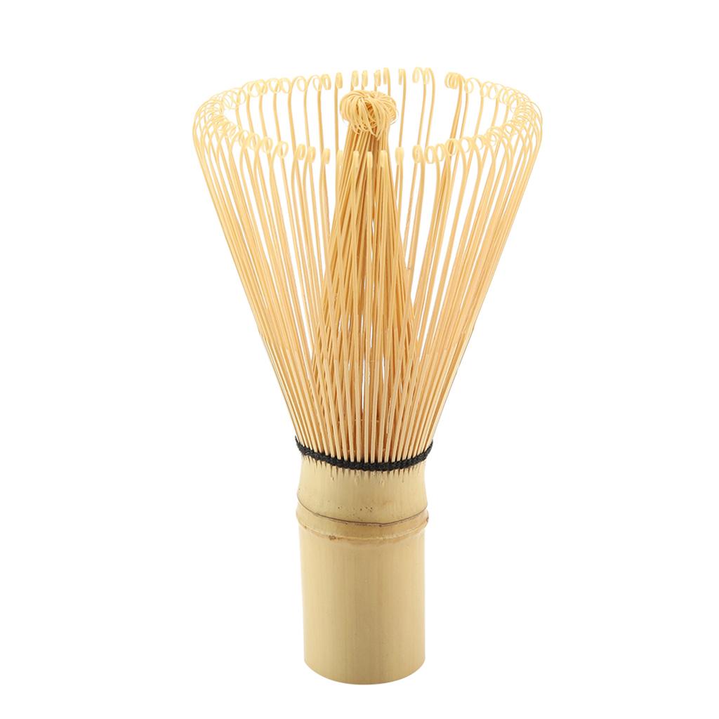 Natural Bamboo Tea Whisk Chasen Preparing Matcha Powder Brush Tool(72 Prongs)
