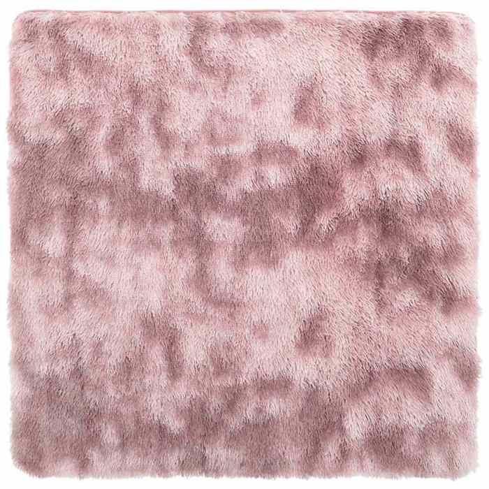 VidaXL Shaggy Rug with Long Pile Powder Pink 200x200 Cm Polyester, Rug, Bedroom Rug, Modern Rug, Living Room Rug, 4102881