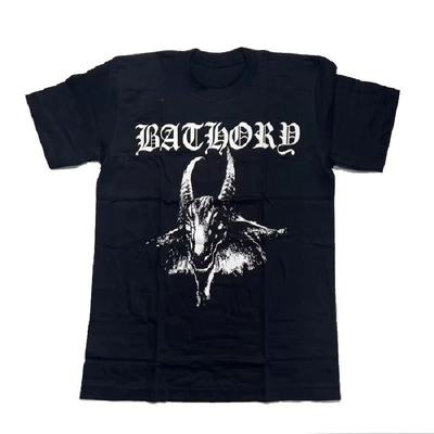 Bathory Black Metal Venom Koszulka Damska Letnia Oversize Krótki Rękaw Bawełniany T-shirt Casual Hip Hop Koszulka Męska Streetwear