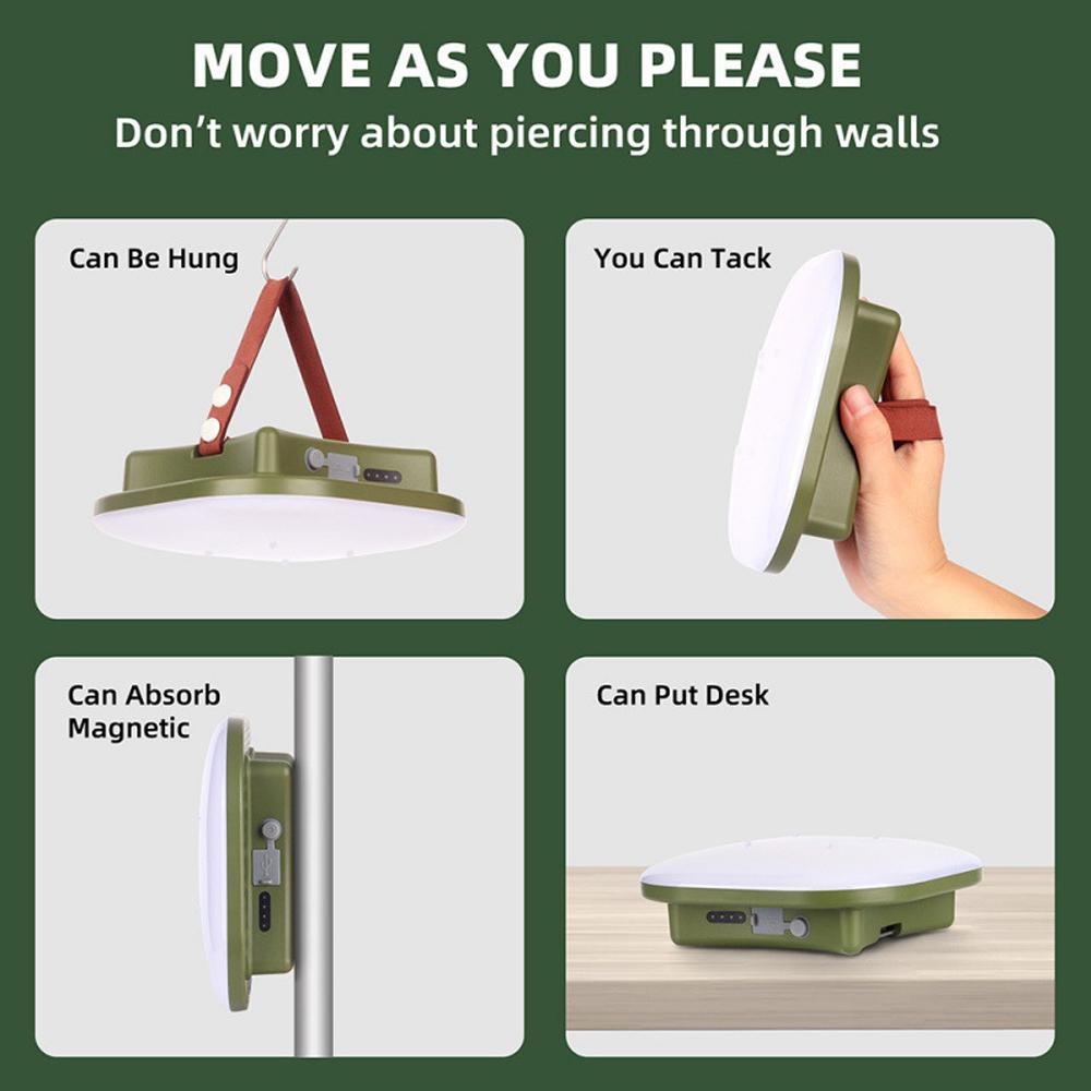 13500mAh Rechargeable Camping Light Waterproof For Outdoor Camping Climbing Fishing Hiking Convenient Illumination Luminaries