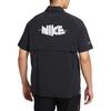 Nike Dri-Fit FW25 UV Logo Letter Running Breathable Button Short Sleeve Shirt Men Tops IH4510-010