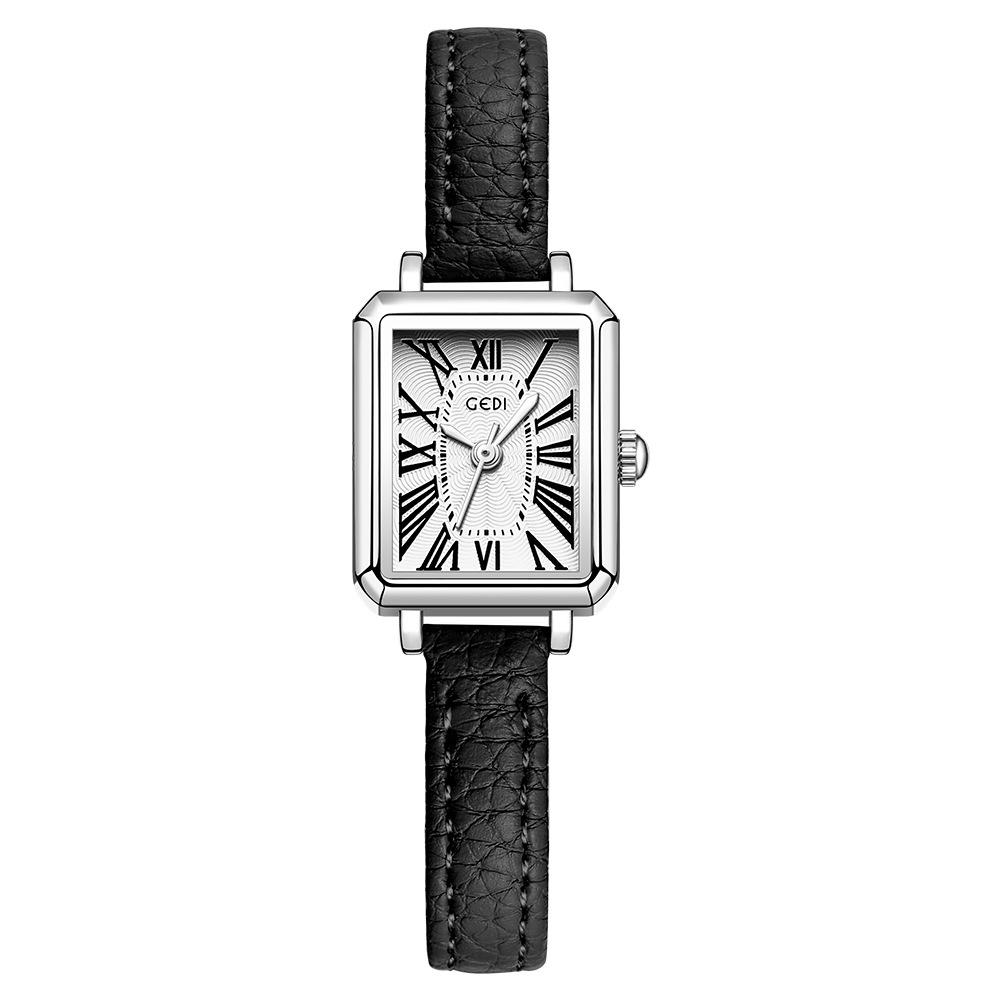 Roman Retro Small Exquisite Square Student Watch Women S Simple Temperament Belt Quartz Watch