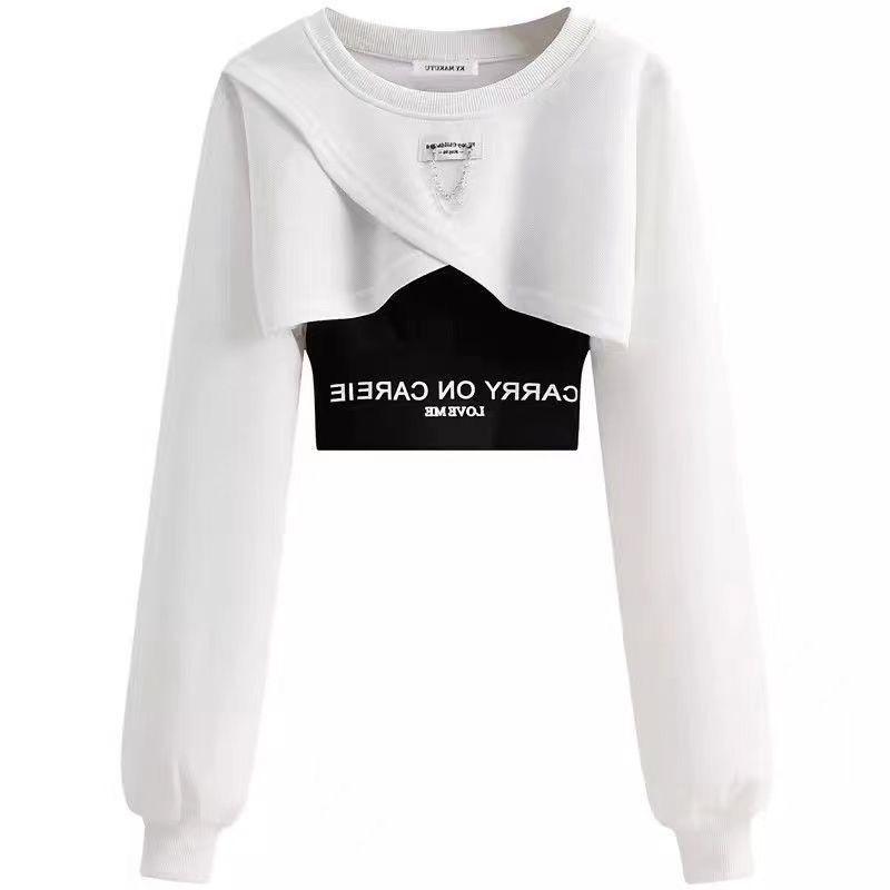 IHUASU Dopamine Cool and Cool Salt Style Girl Cool and Stylish Street Work Pants, Hot Girl Suit, School Uniform, Three-piece Hoodie