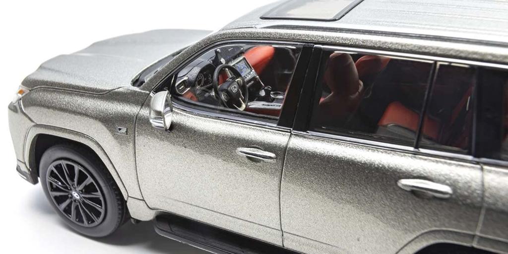 Originální Kyosyo Lexus LX 600 F SPORT Titanium, pouze hotové vozidlo, produkt 1/43 (Sonic F/Export LHD)