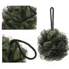 Set of 4 Bath Shower Poufs with Hanging Loops Mesh Body Scrubber Exfoliating Shower Sponge for Daily Bathing and Skin Cleansing