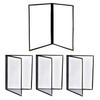 Felimore Menu Book, A4 Size, Double-Sided Cover, Protective, Stain-Resistant, Set of 4 (2 Pages, 4 Sides)