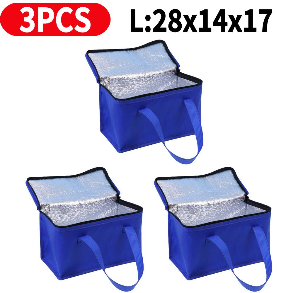 Picnic Bag Large Capacity Storage Bag Food Thermal Bag Insulation Picnic Ice Pack Drink Carrier Insulated Bag for Beach Picnic