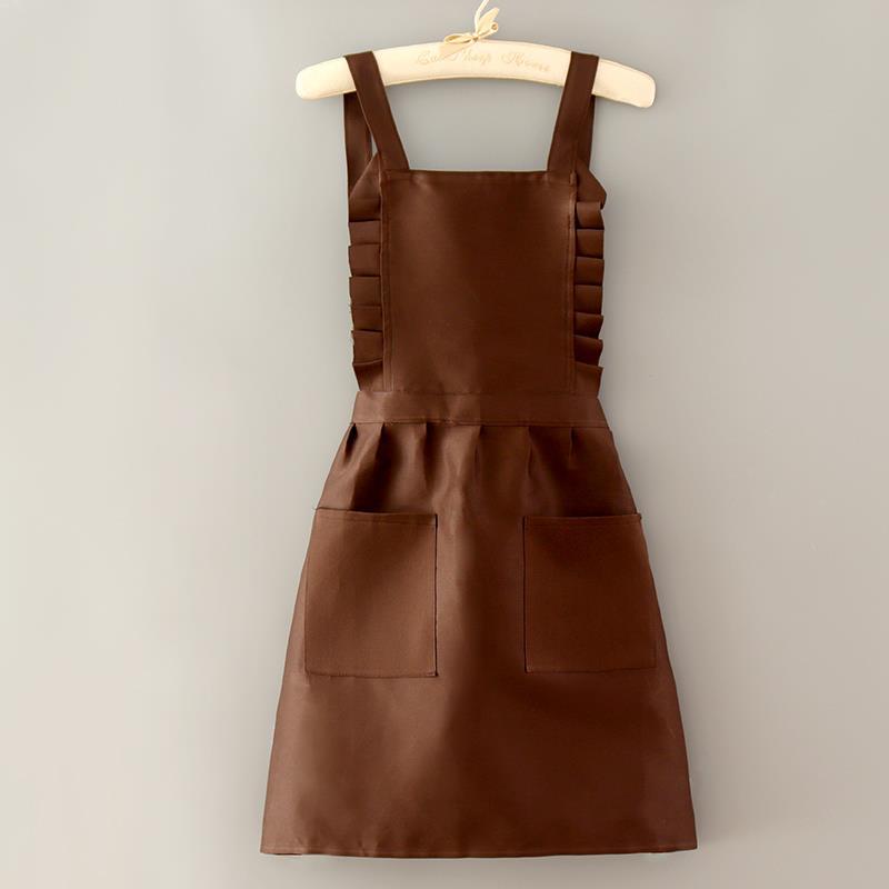 Japanese Style Oil-Proof Women's Apron for Manicure, Catering, and Cooking - Summer Work Uniform