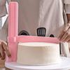 4pcs/1 Set Cake Scraper Set Decorating Comb and Frosting Spatula, Plastic Serrated Scraper Polisher