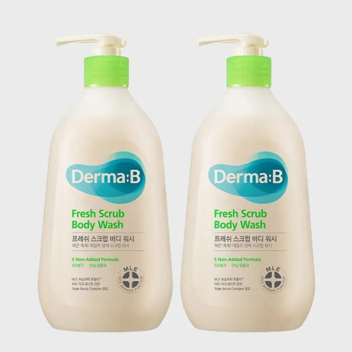 Dermabee Fresh Scrub Body Wash 420ml 1+1
