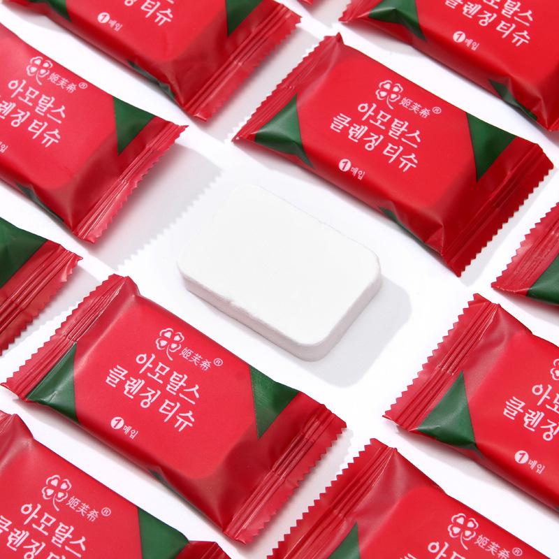 Portable Compressed Cotton Face Towel Set - Thickened Disposable Travel Washcloth