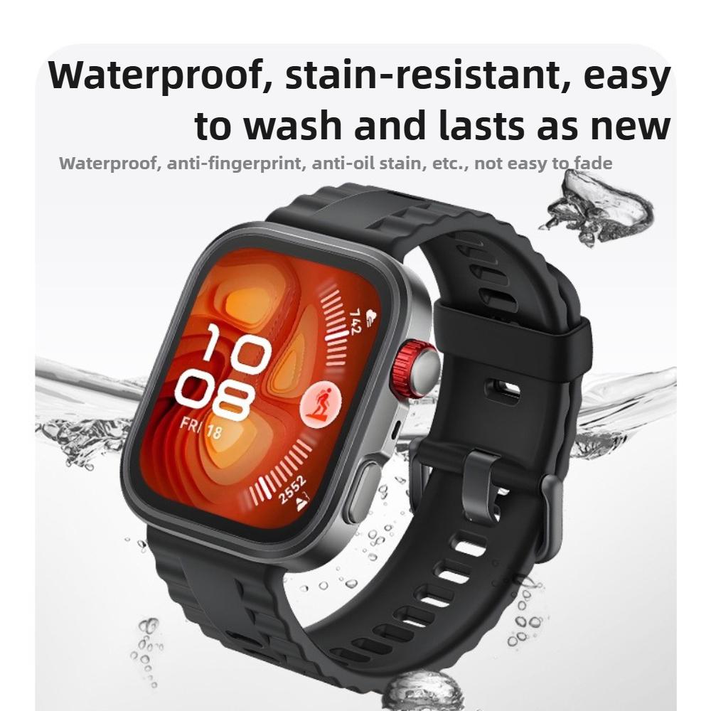 Sportovní silikonový řemínek pro Huawei Watch Fit 4 Pro Dvoubarevný pásek Prodyšný náramek Correa Pro Huawei Fit3 Fit4 Pro Příslušenství