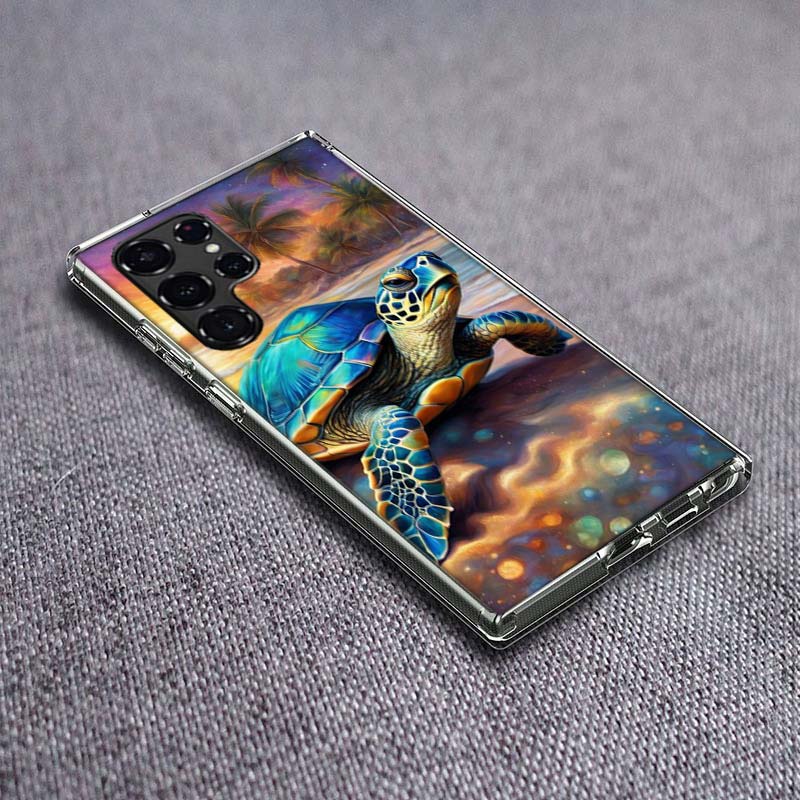 Marine Organisms, Sea Turtles, And Animals Phone Case For Samsung Galaxy S24 S23 S21 S20 FE S22 S26 Ultra S25 Edge S10 Plus Cove