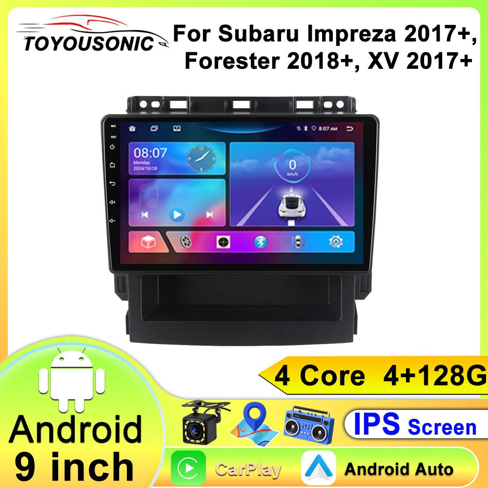 Android Car Multimedia Player For Subaru Impreza 2017+ Forester 2018+ XV 2017+ GPS Navigation CarPlay 4G Head Unit Stereo Video Player